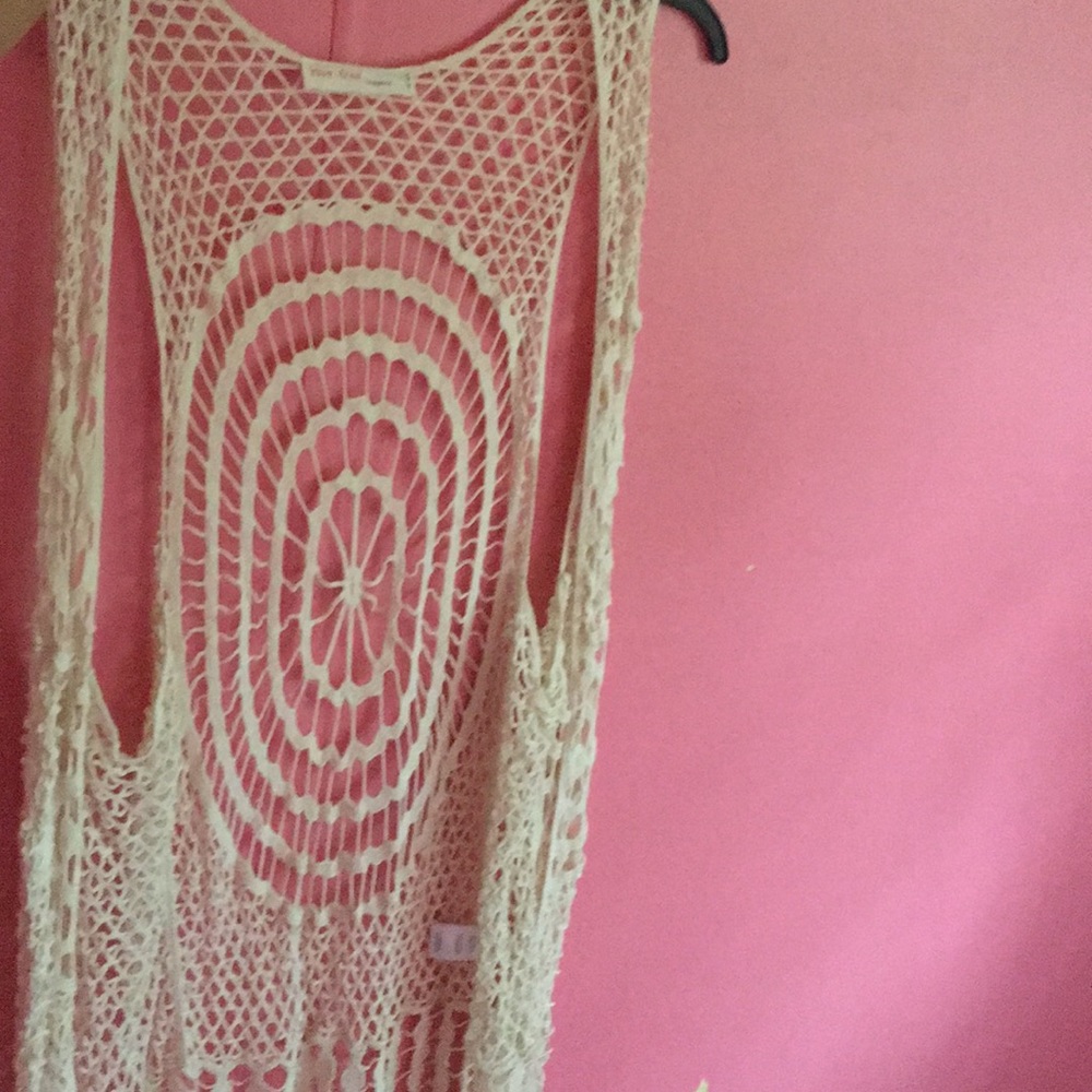 Bohemian throw over vest!